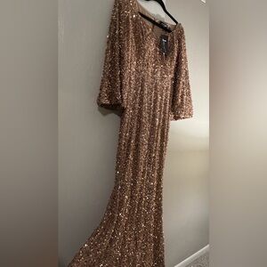 Elegant Sequin Evening Gown